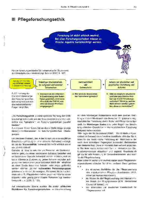 Vorschauseite 1: Pflegeforschungsethik