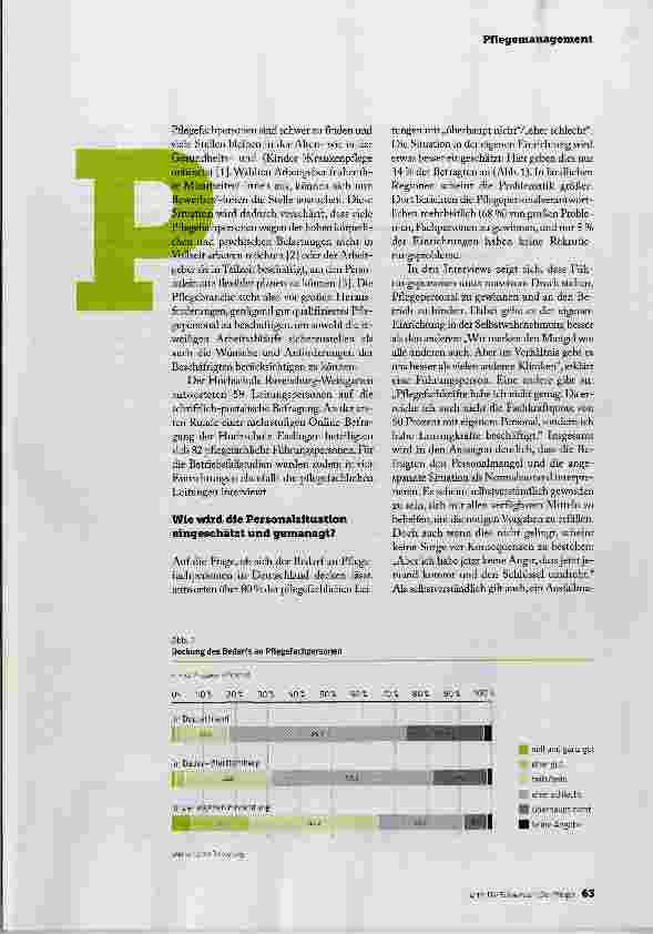 Vorschauseite 2: RINGEN UM PFLEGEFACHPERSONAL
