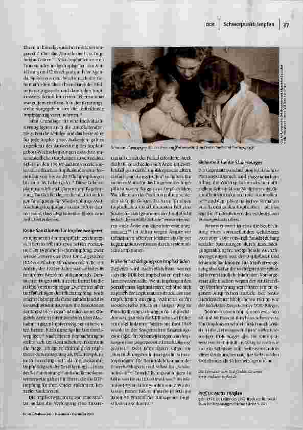 Vorschauseite 3: Der Sozialismus ist die beste Prophylaxe