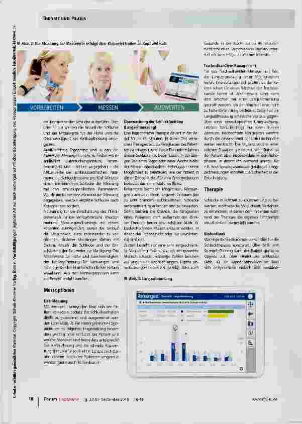 Vorschauseite 3: Neue Möglichkeiten in der Dysphagietherapie mit Rehaingest