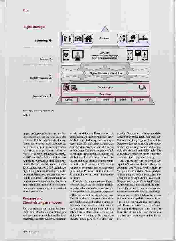 Vorschauseite 3: Das Krankenhaus wird zur digitalen Plattfornn