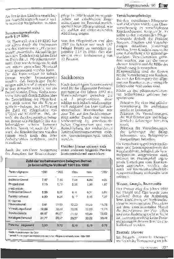 Vorschauseite 3: Pflegesatzrunde 90 Empfehlungen der Kassenseite