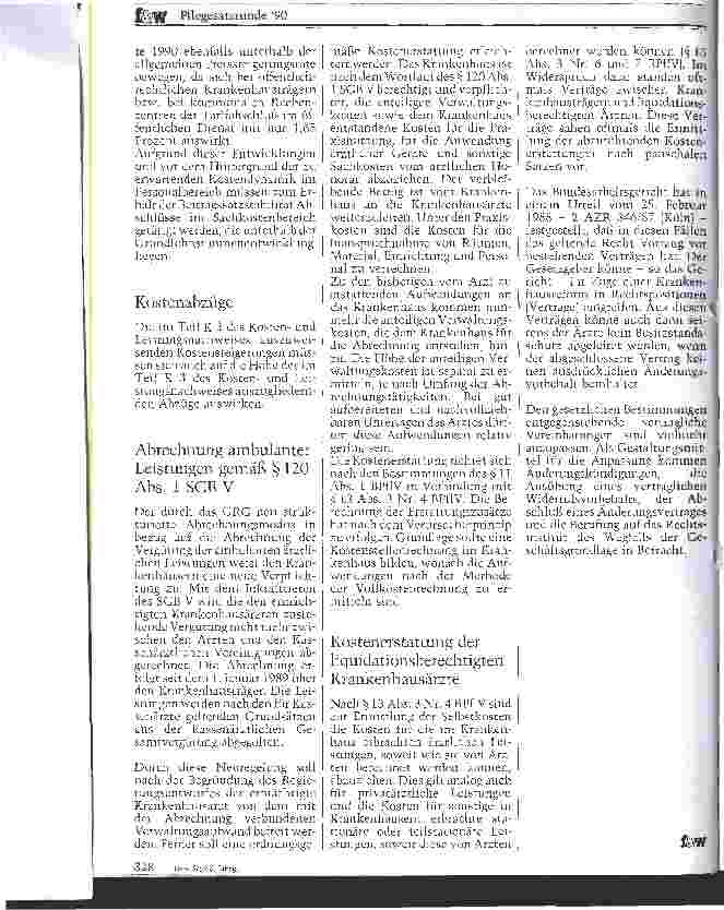 Vorschauseite 4: Pflegesatzrunde 90 Empfehlungen der Kassenseite