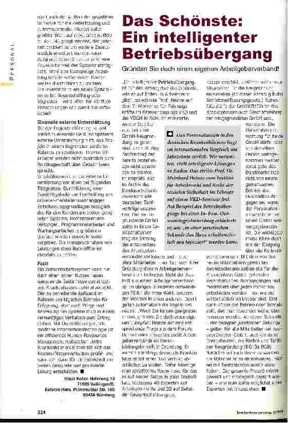 Vorschauseite 4: Zeit ist Geld Moderne Zeitwirtschaft im Krankenhaus