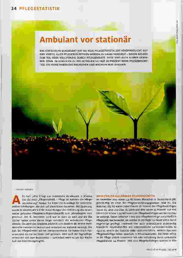 Vorschauseite 1: Ambulant for stationär