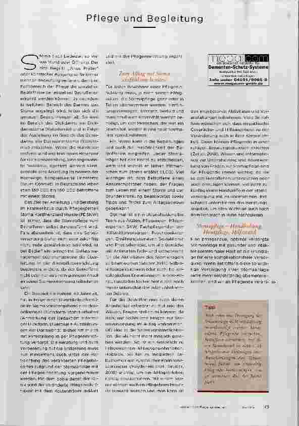 Vorschauseite 2: Stoma fachgerecht VERSORGEN