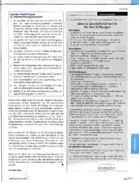Vorschauseite 3: Der „Engelskreislauf: Neues richtig einführen