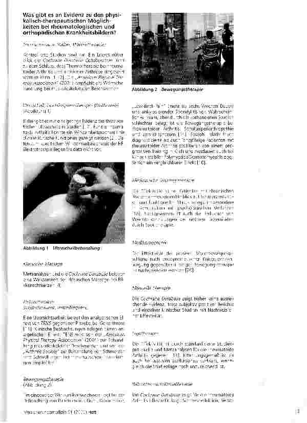 Vorschauseite 4: Physikalische Medizin in der Rheumatologie und Orthopädie
