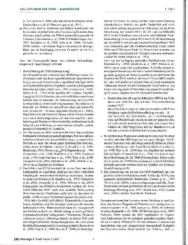 Vorschauseite 2: Elektrophysiologie zur Prognose nach Schlaganfall