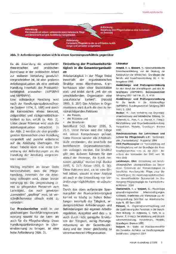 Vorschauseite 2: Handlungsbereiche der Anleitung