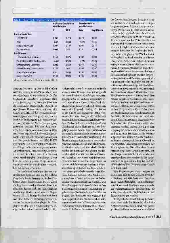 Vorschauseite 6: Psychische Belastung Studierender