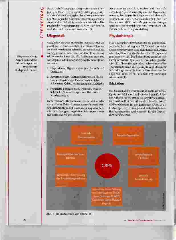 Vorschauseite 3: CRPS: komplexes regionales Schmerzsyndrom