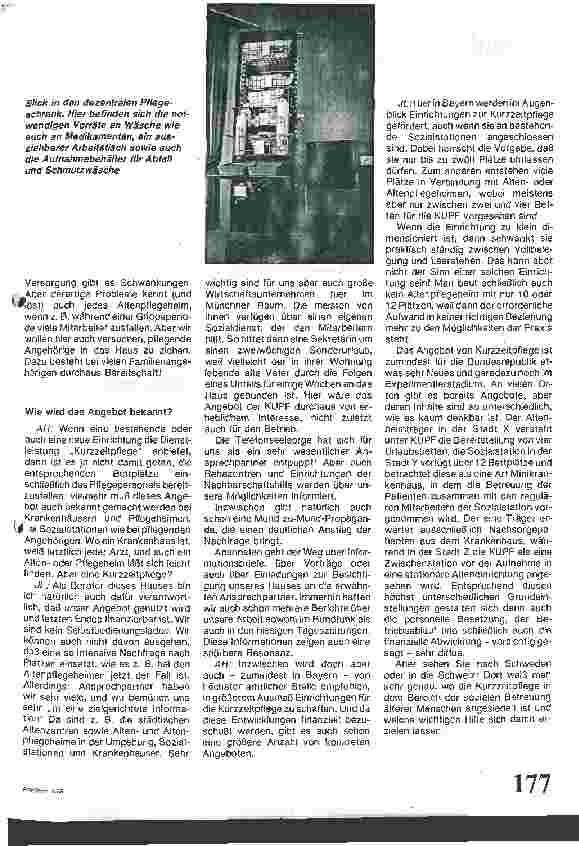 Vorschauseite 5: Kurzzeitpflege: eine eigenständige Institution der modernen Altenhilfe!