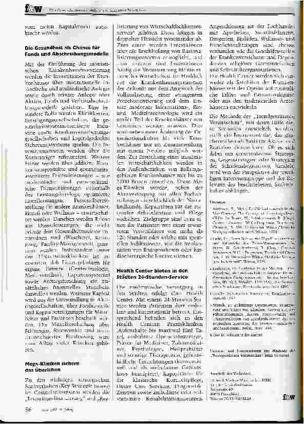 Vorschauseite 5: Strategische Frühaufklärung von Leibarzt, Mega-Kliniken und Experten-Systemen