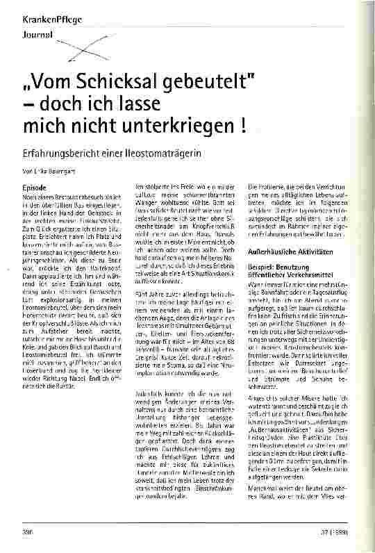 Vorschauseite 1: Vom Schicksal gebeutelt - doch ich lasse mich icht unterkriegen!