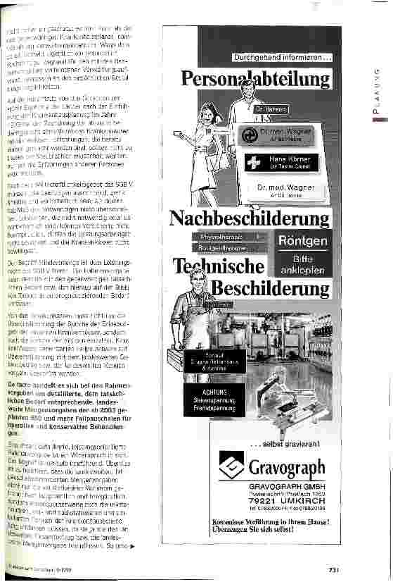 Vorschauseite 3: Einführung einer dualistischen Krankenhausplanung