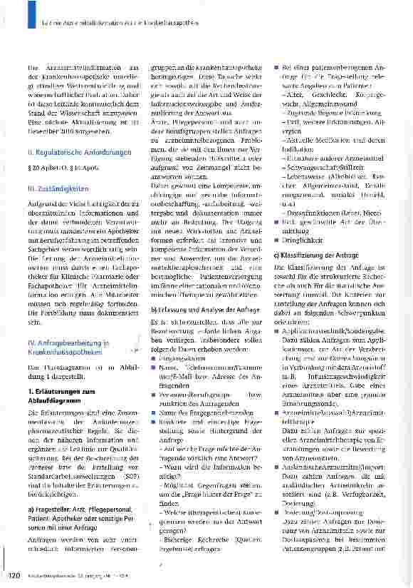 Vorschauseite 2: Arzneimittelinformation aus der Krankenhausapotheke
