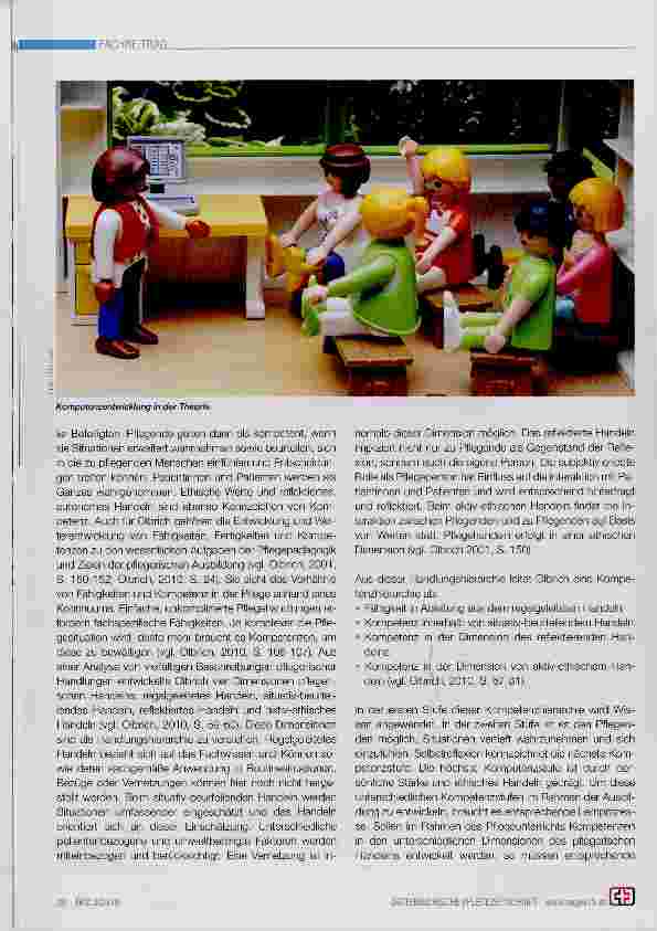Vorschauseite 2: Kompetenzentwicklung in der pflegerischen Ausbildung