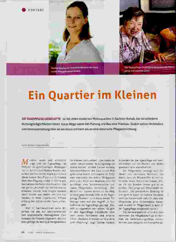 Vorschauseite 1: Ein Quartier im Kleinen