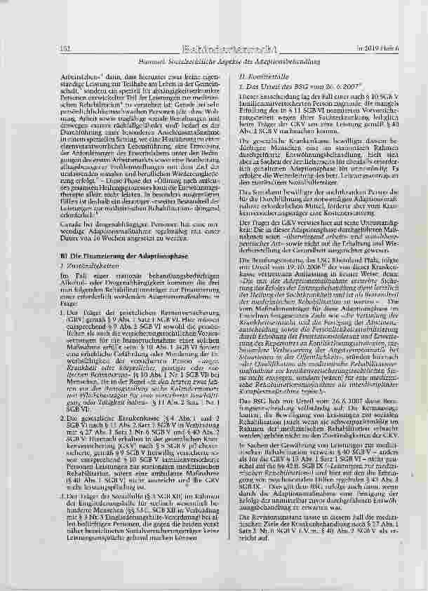Vorschauseite 2: Sozialrechtliche Aspekte der Adaptionsbenandlimg