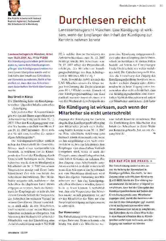 Vorschauseite 1: Durchlesen reicht