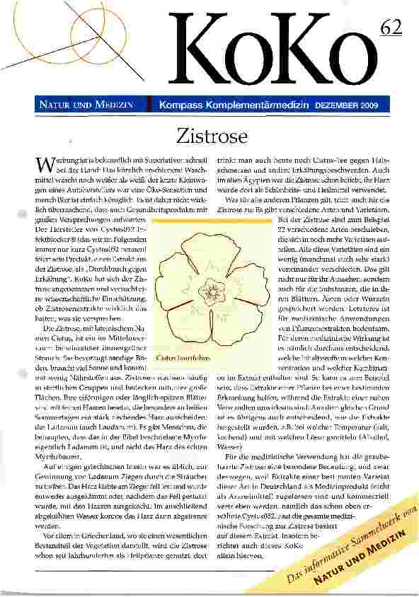 Vorschauseite 1: Zistrose