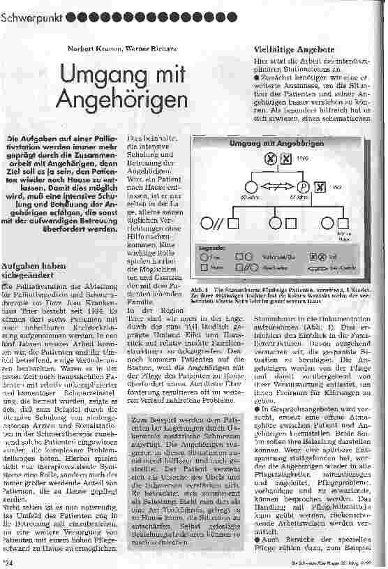 Vorschauseite 1: Umgang mit Angehörigen