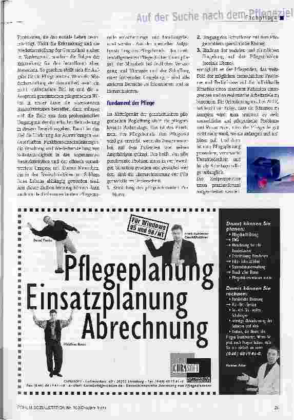 Vorschauseite 4: Auf der Suche nach dem Pflegeziel