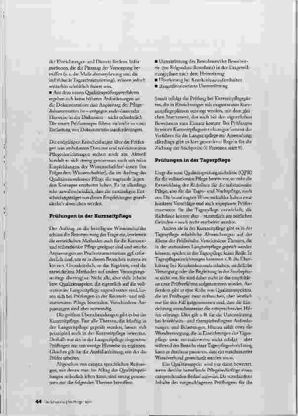 Vorschauseite 3: WAS SICH IN AMBULANTER, KURZZEIT-UND TEILSTATIONÄRER PFLEGE ÄNDERT