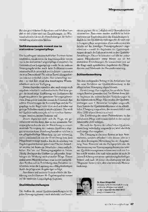 Vorschauseite 6: WAS SICH IN AMBULANTER, KURZZEIT-UND TEILSTATIONÄRER PFLEGE ÄNDERT