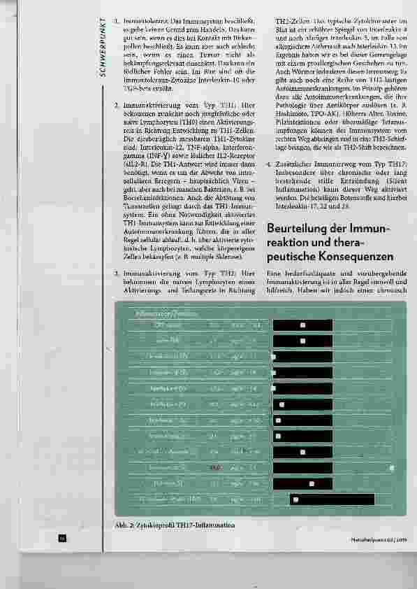 Vorschauseite 3: Immunologie für die naturheilkundliche Praxis