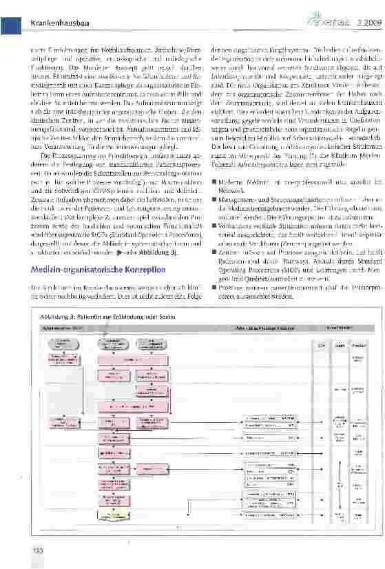 Vorschauseite 3: Neubau Klinikum Minden -prozessorientierte Betriebsorganisation in Synthese mit der Architektur