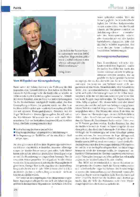 Vorschauseite 2: Das Krankenhausfinanzierungsreformgesetz aus der Sicht der DKG