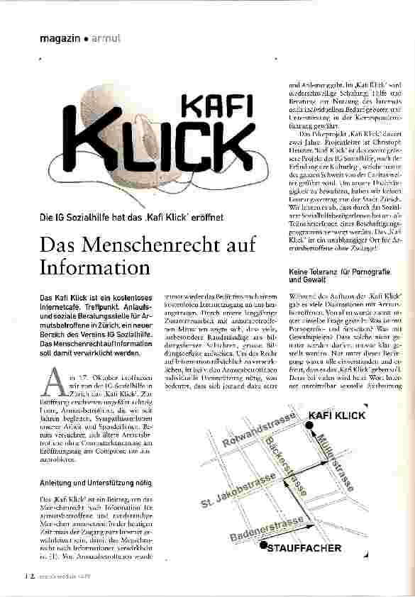 Vorschauseite 1: Das Menschenrecht auf Information