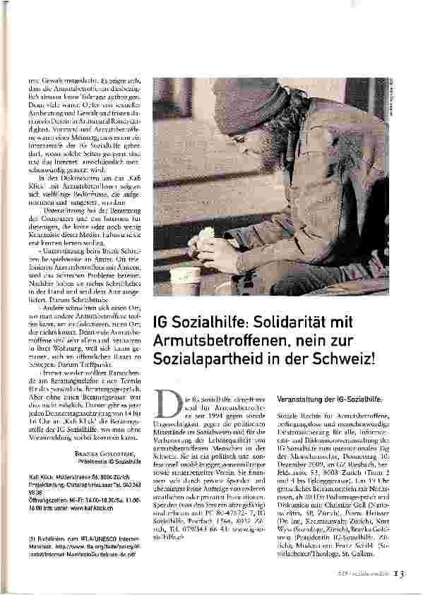 Vorschauseite 2: Das Menschenrecht auf Information