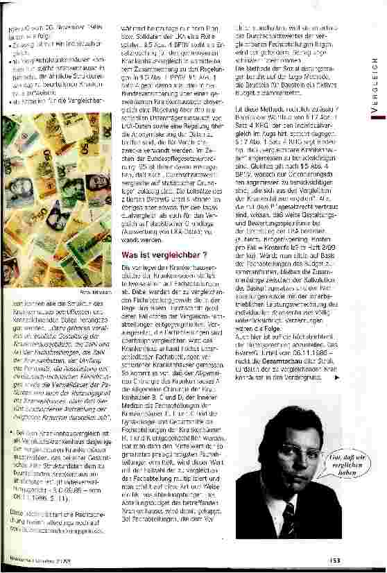 Vorschauseite 2: Betriebsvergleich nach Recht und Gesetz Rechtliche Relevanz des Krankenhausvergleiches und Folgen für die Budgetfindung