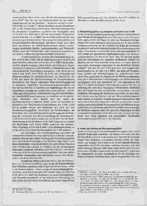 Vorschauseite 6: Beobachtungspflichten des G-BA l und ihre rechtliche Verankerung