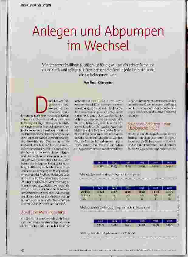 Vorschauseite 1: Anlegen und Abpumpen im Wechsel