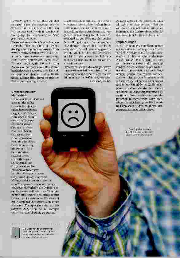 Vorschauseite 2: Diabetes und Depression beeinflussen sich gegenseitig