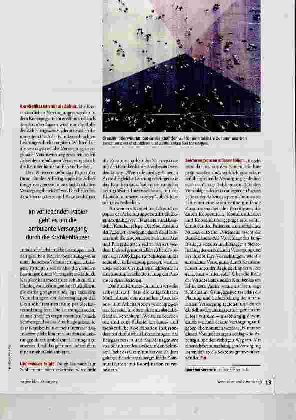 Vorschauseite 2: Noch viele Baustellen