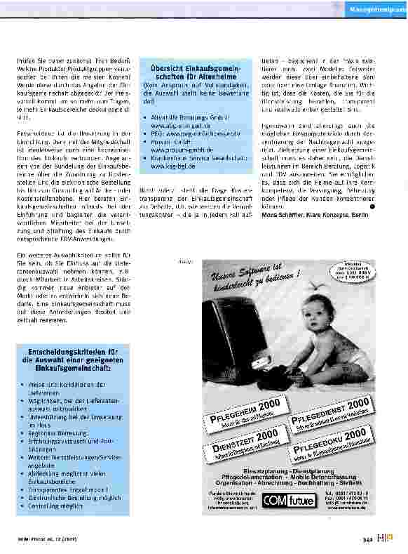 Vorschauseite 3: Gemeinsam stark: Einkaufsgemeinschaften bieten verschiedene Vorteile