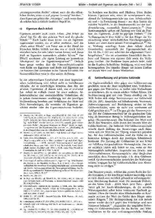 Vorschauseite 3: Freiheit und Eigentum aus Neuerer Zeit - Teil 2