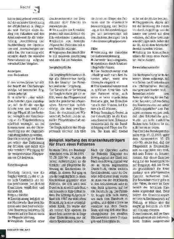 Vorschauseite 2: Pflege-Recht im Spiegel der Praxis 2. Teil Anforderungen, Möglichkeiten und Grenzen