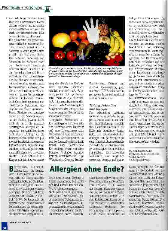Vorschauseite 2: Medizinische Handschuhe - eine latente Gefahr