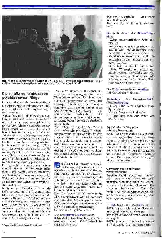 Vorschauseite 3: Ambulante psychiatrische Pflege