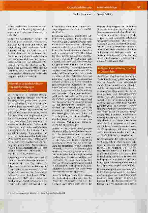Vorschauseite 3: Peer-Support in der Akutmedizin