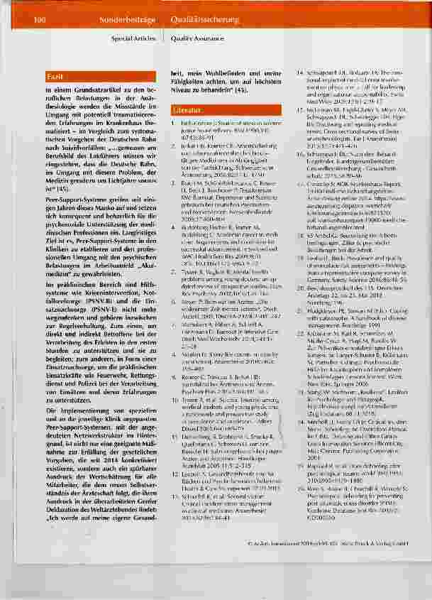 Vorschauseite 6: Peer-Support in der Akutmedizin