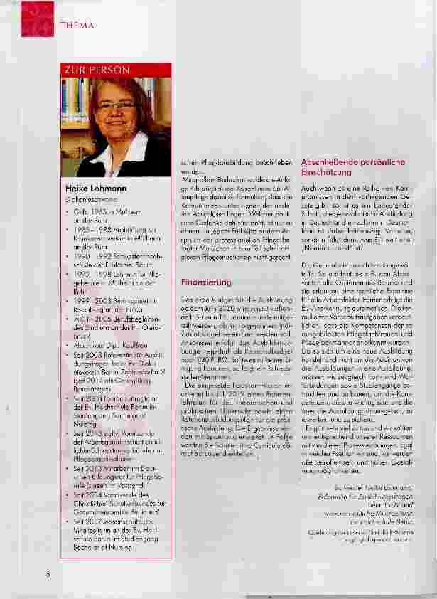 Vorschauseite 4: GENERALISTISCHE PFLEGEAUSBILDUNG