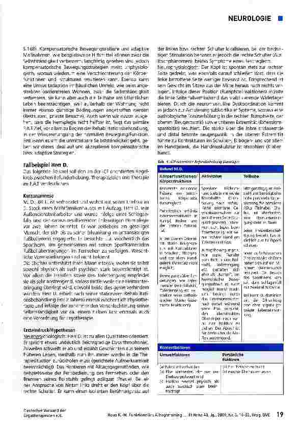 Vorschauseite 2: Funktionelles Alltagstraining nach Schlaganfall