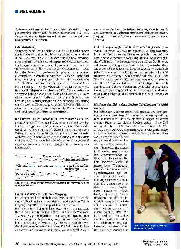 Vorschauseite 3: Funktionelles Alltagstraining nach Schlaganfall